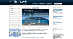 Desktop Screenshot of bco-dmo.org