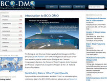 Tablet Screenshot of bco-dmo.org